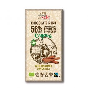 Шоколади Solé - 56% органичен шоколад с канела