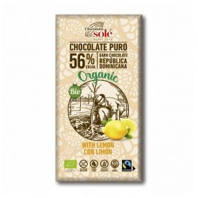Шоколади Solé - 56% органичен шоколад с лимон